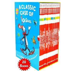 Dr Seuss Classic Case 20 Books Scrambled Eggs NEW